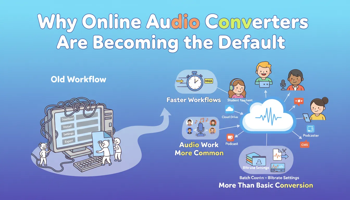Why Online Audio Converters Are Becoming the Default
