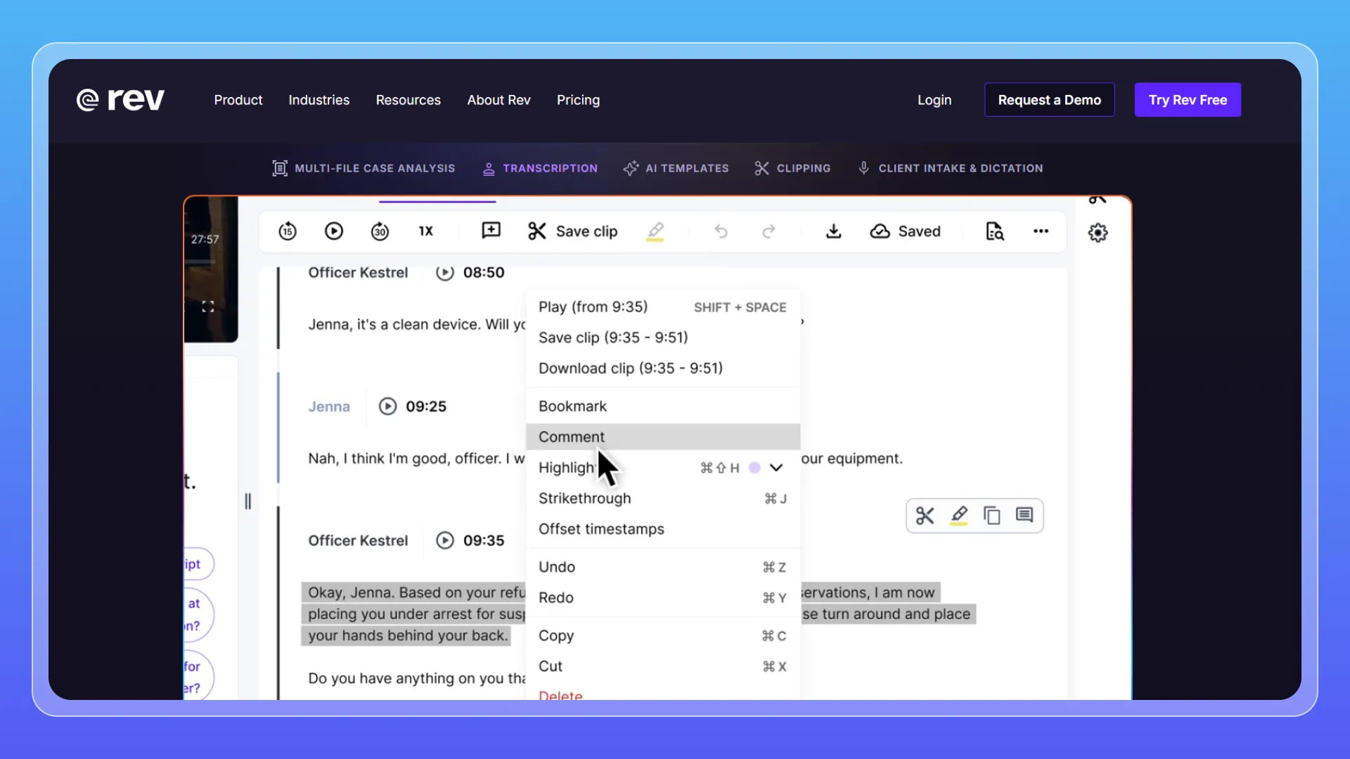 Rev.com — Best for Human-Reviewed Transcription