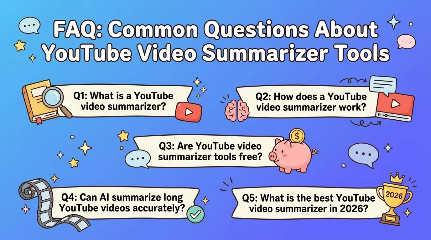 FAQ: Common Questions About YouTube Video Summarizer Tools
