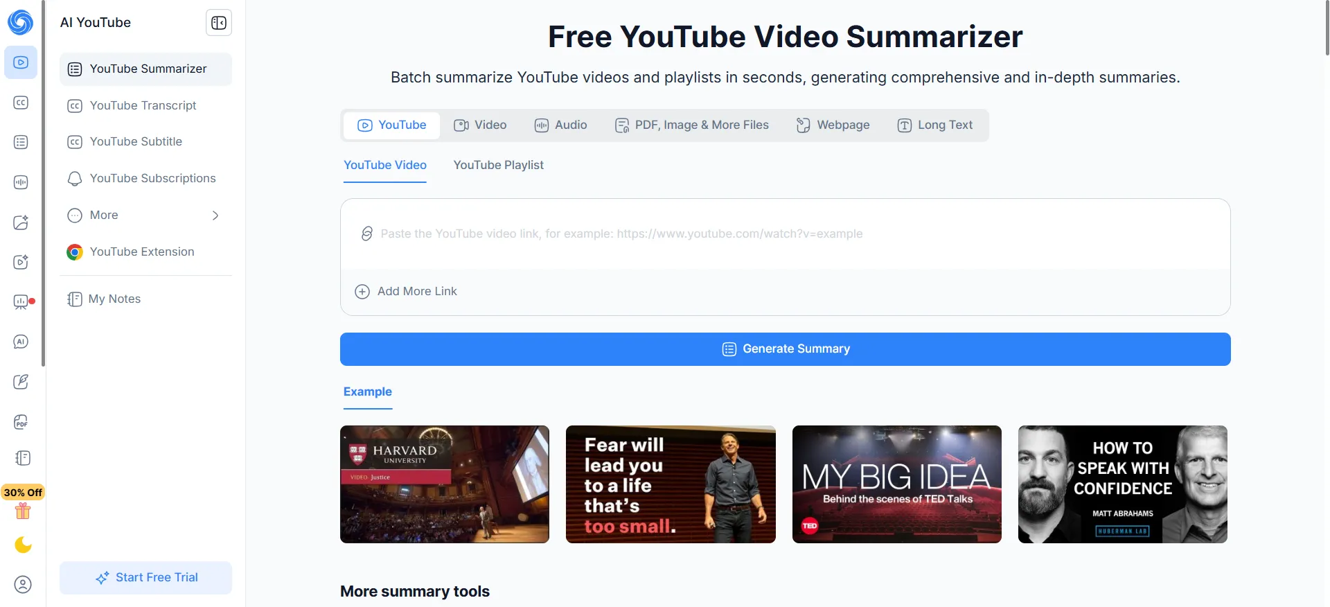 2. NoteGPT — Best for Deep, Chapter-Based YouTube Summaries
