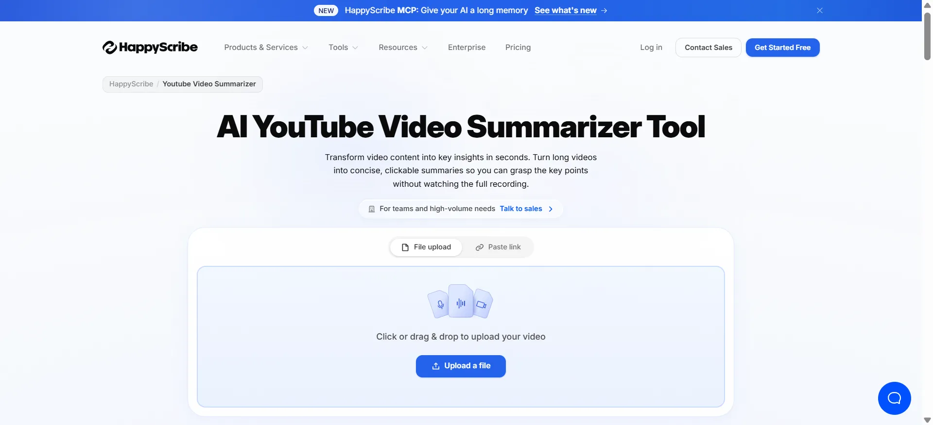 3. HappyScribe — Best for Videos Without Reliable Captions