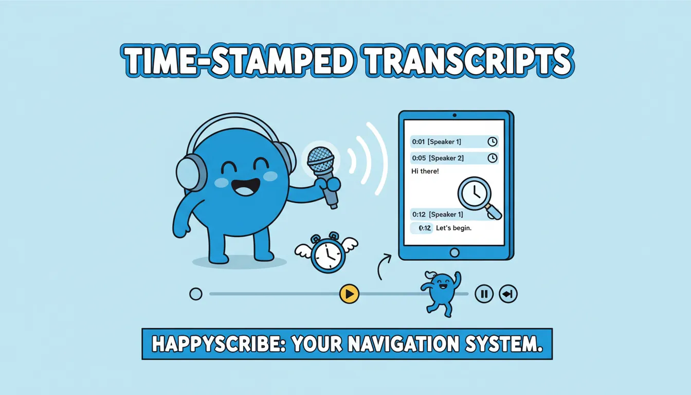 Time-Stamped Transcripts