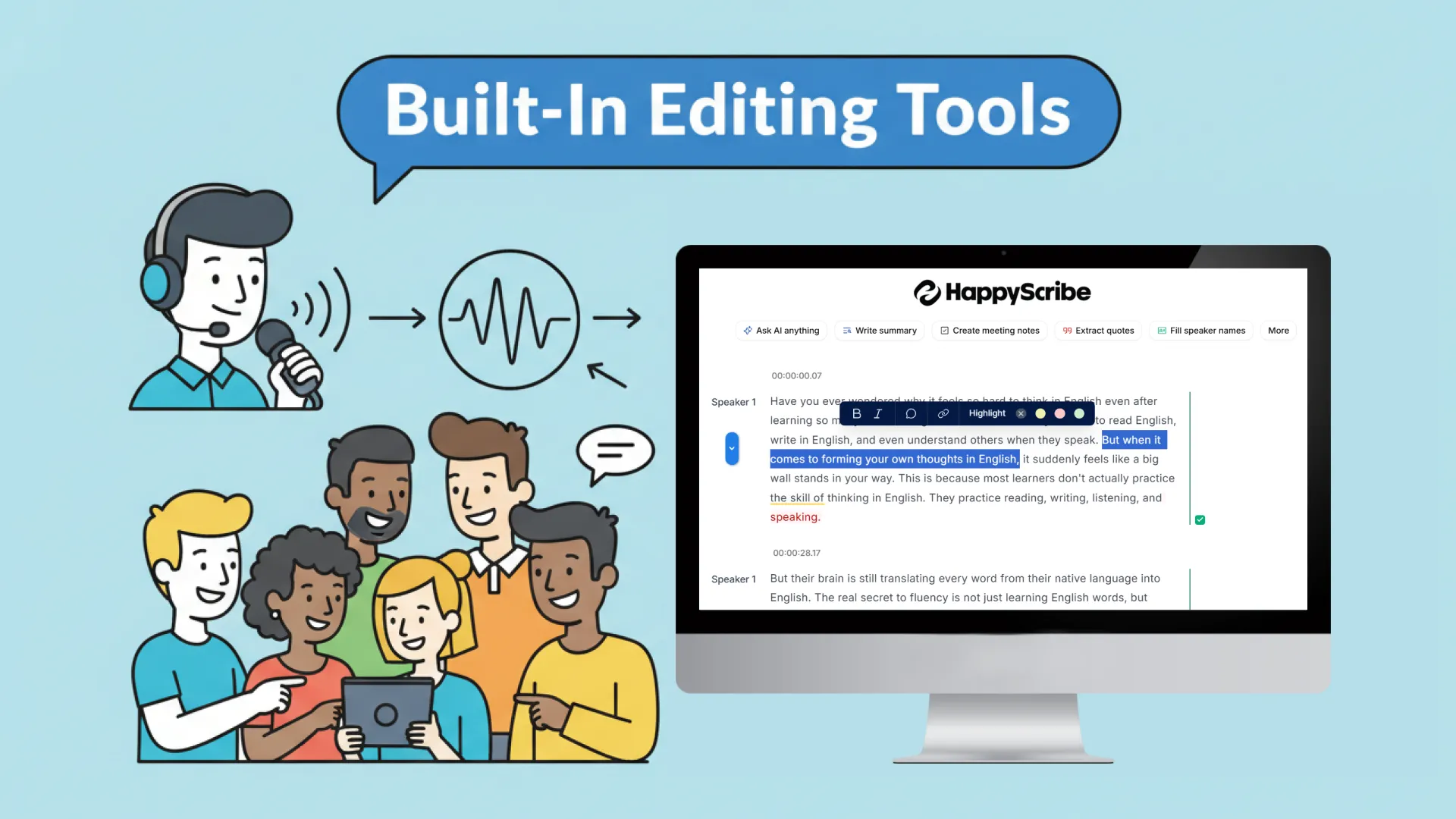 Built‑In Editing Tools