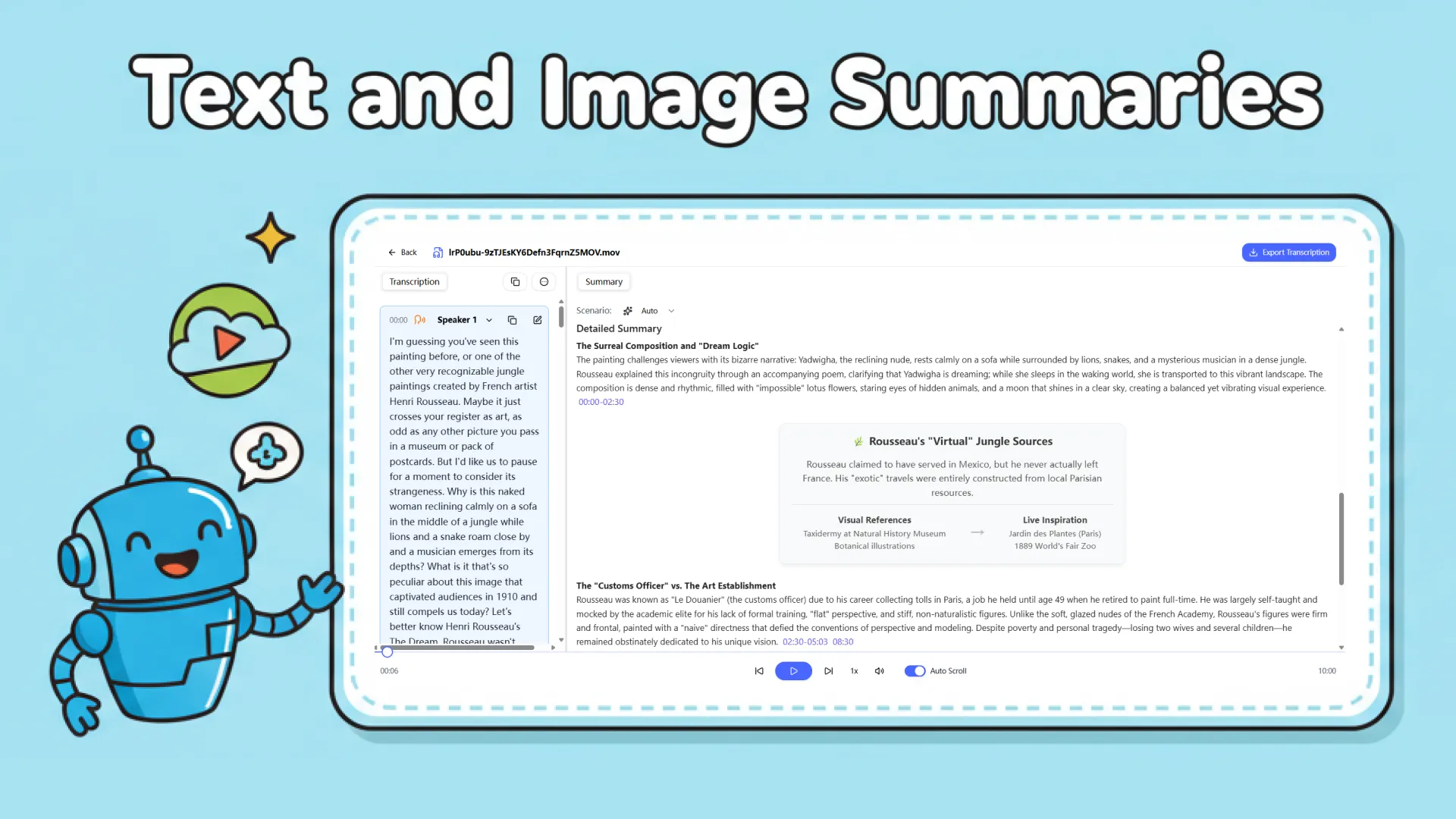 Text and Image Summaries