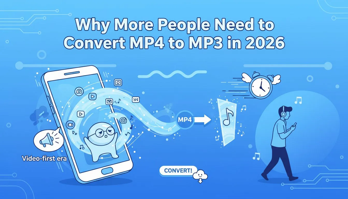 Why More People Need to Convert MP4 to MP3 in 2026