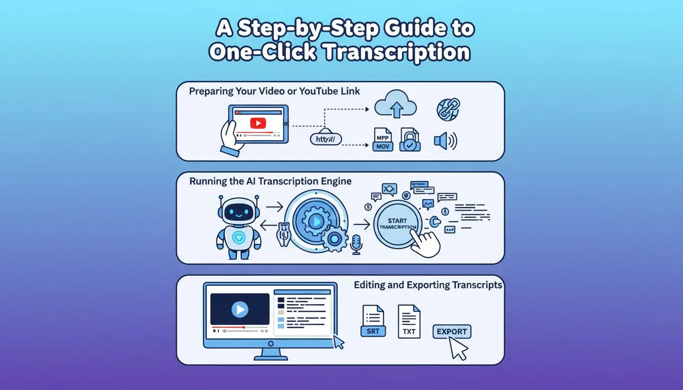 A Step-by-Step Guide to One-Click Transcription