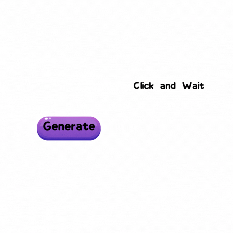 Step 2: Click Generate and Wait - MemeClip