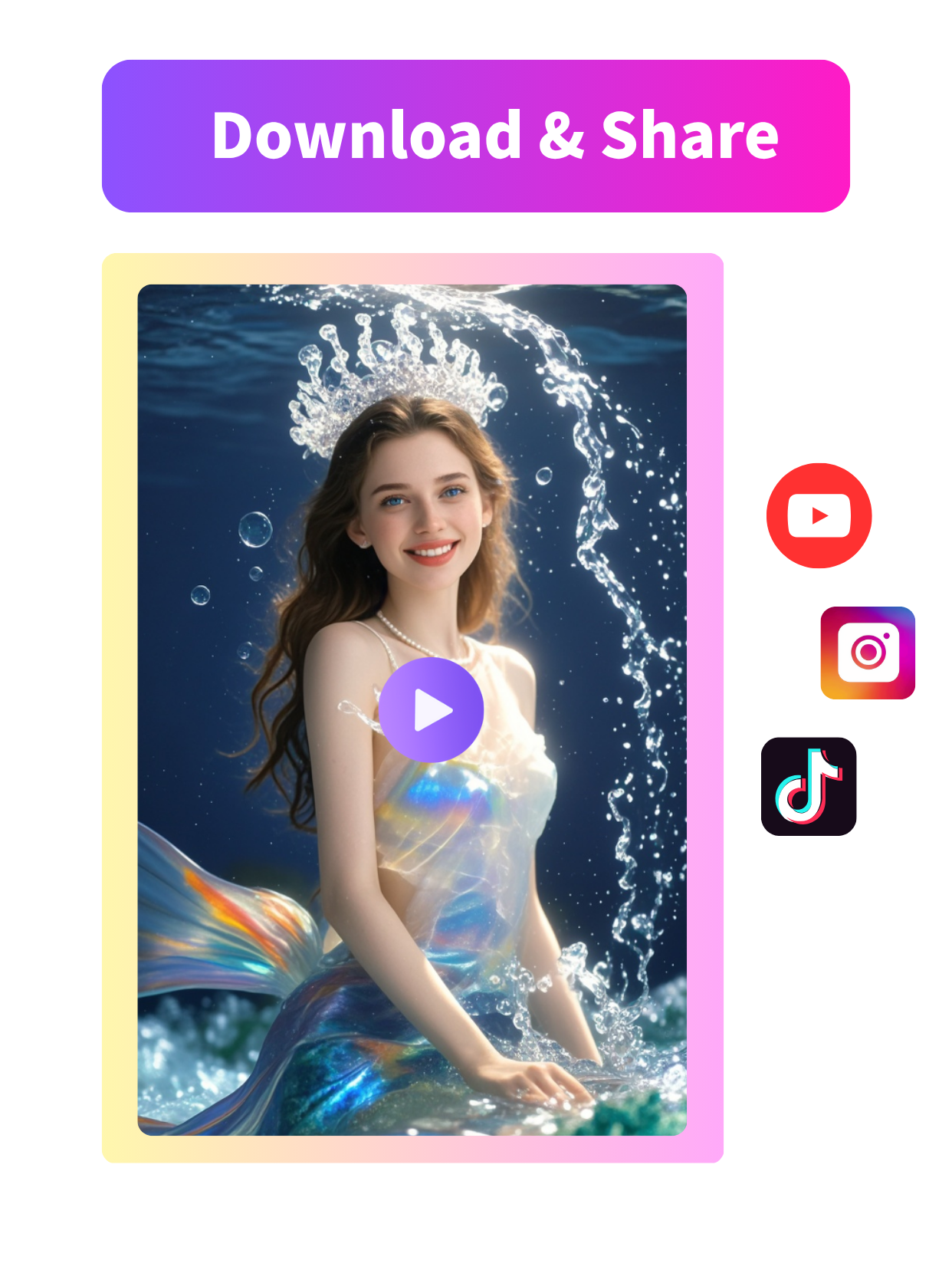 ai mermaid filter-download and share
