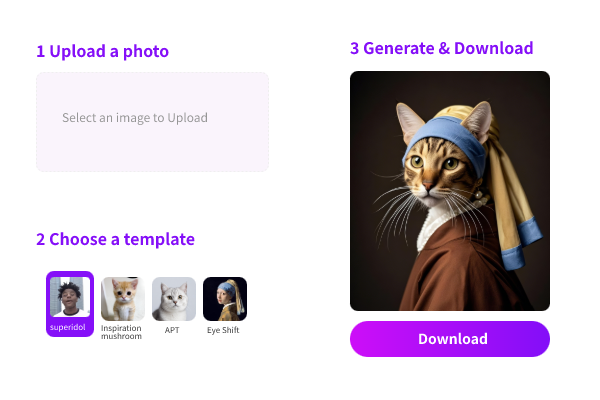 ai photo animator-how to use MemeClip's AI Photo Animator