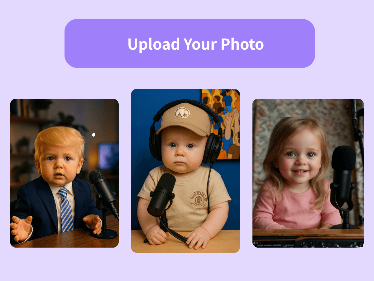 step1: Upload Baby Photo