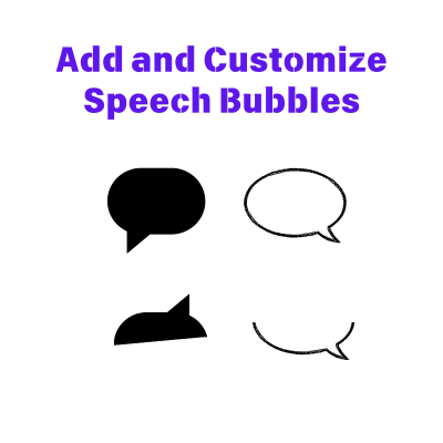speech bubble memes maker-customize bubbles