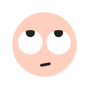 Tiktok Secret Emoji: Face With Rolling Eyes