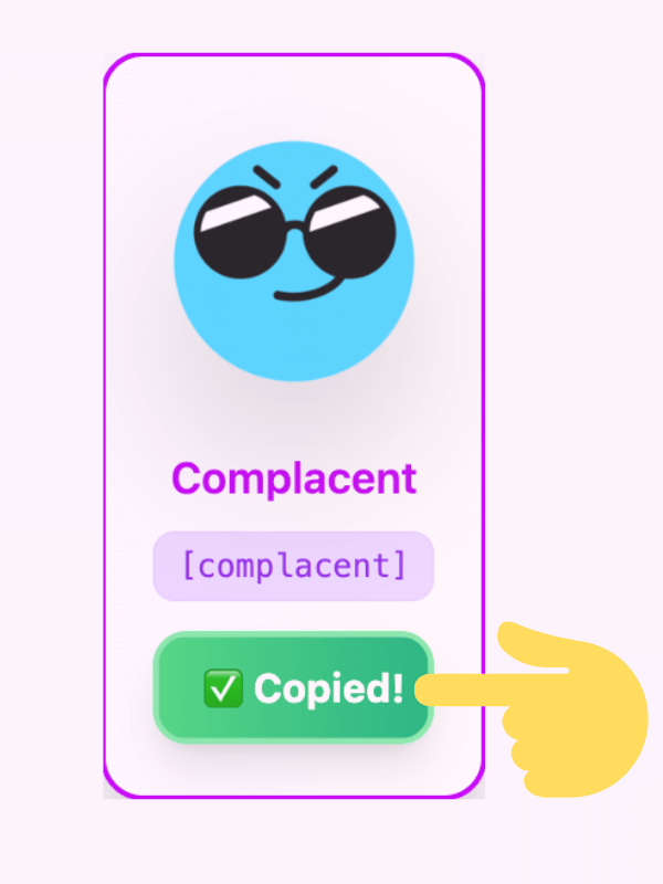 Copy TikTok emoji code