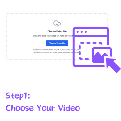 Step 1: Upload Your Video - Video Frame Extractor