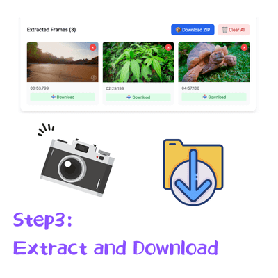 Step 3: Extract and Download - Video Frame Extractor
