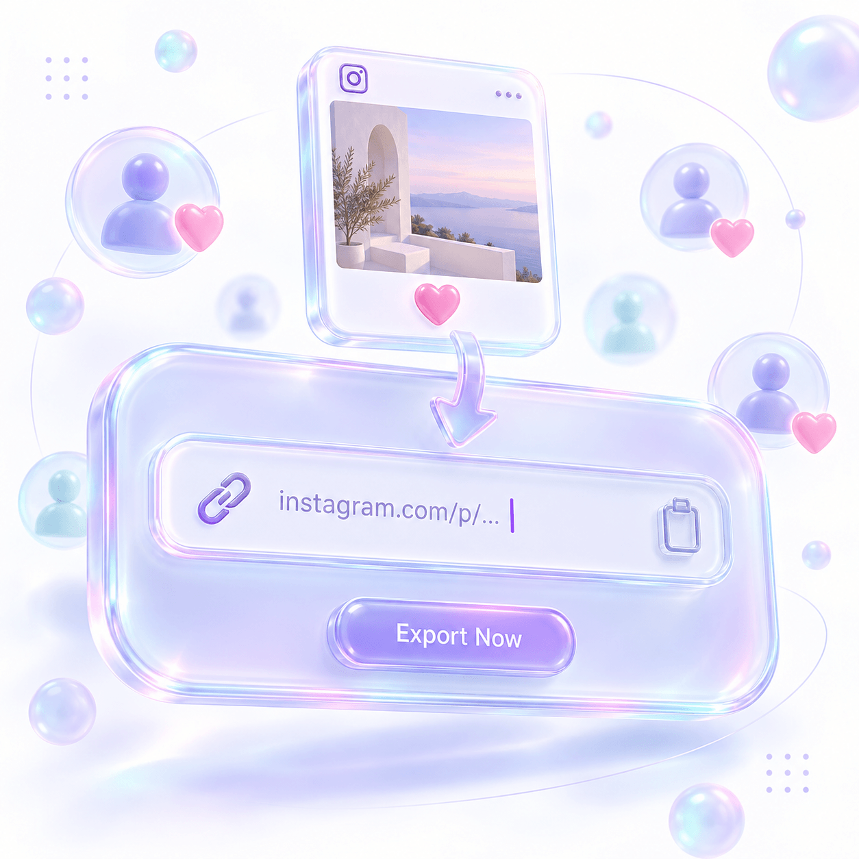 Step 1: Paste a Public Instagram Post URL