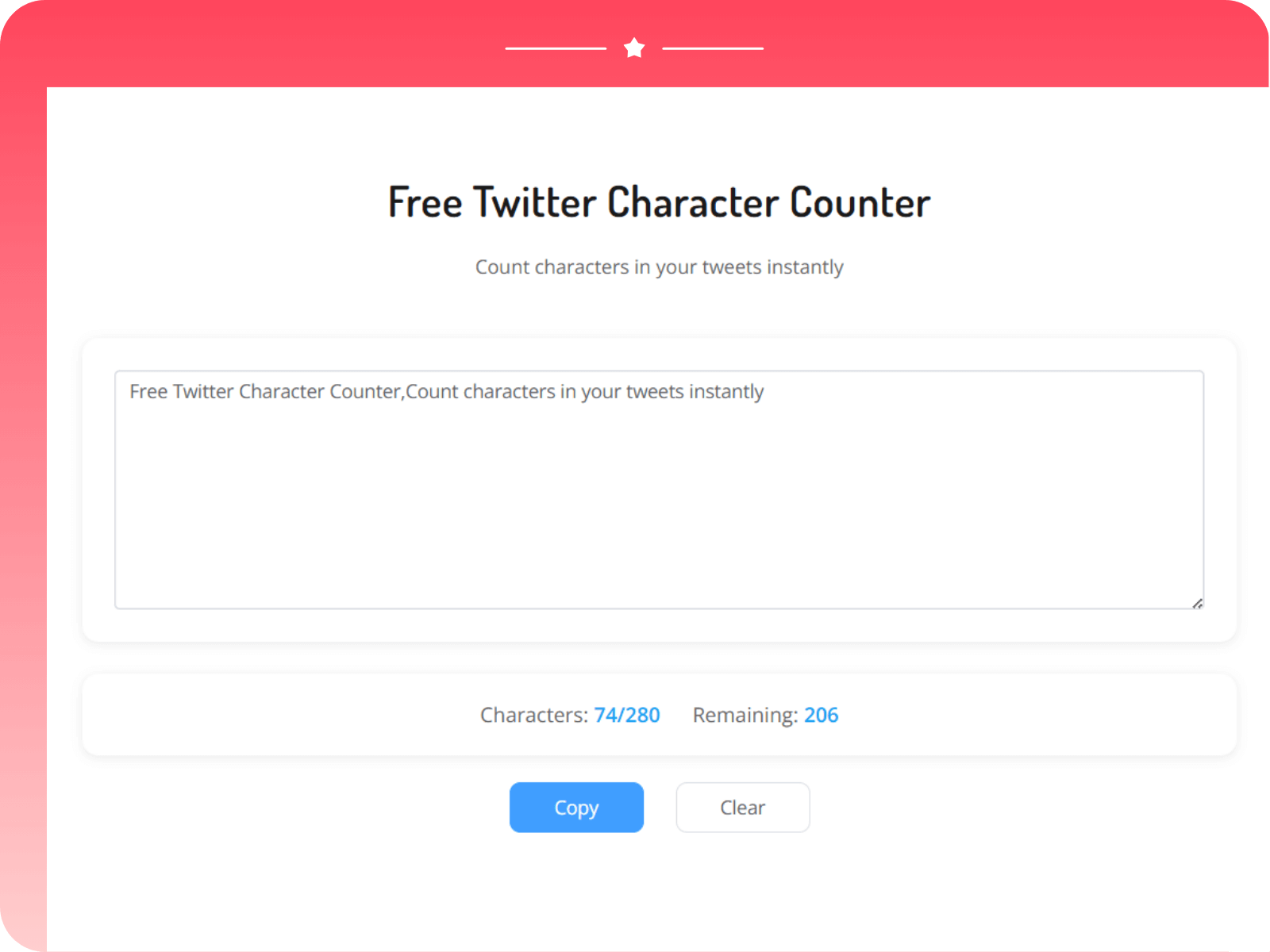 Twitter Character Counter by TweetGrok