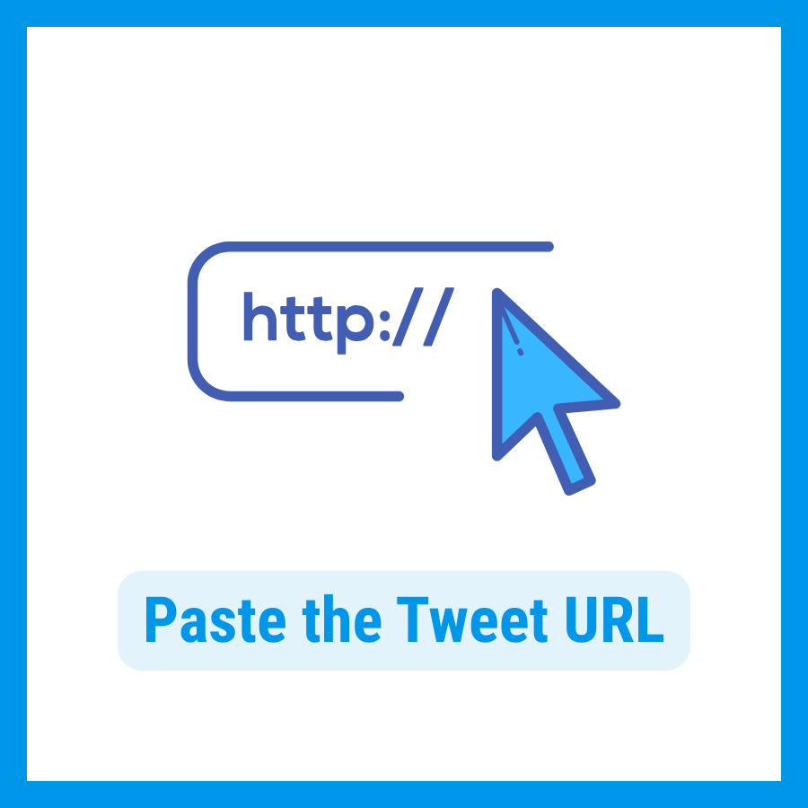 Paste the Tweet URL - Twitter Screenshot Generator
