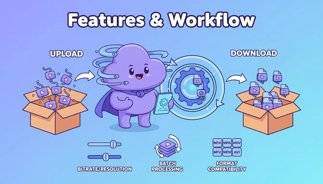 ⚙️ Features & Workflow