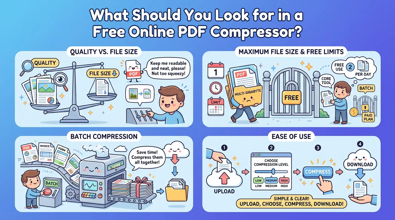 What Should You Look for in a Free Online PDF Compressor?