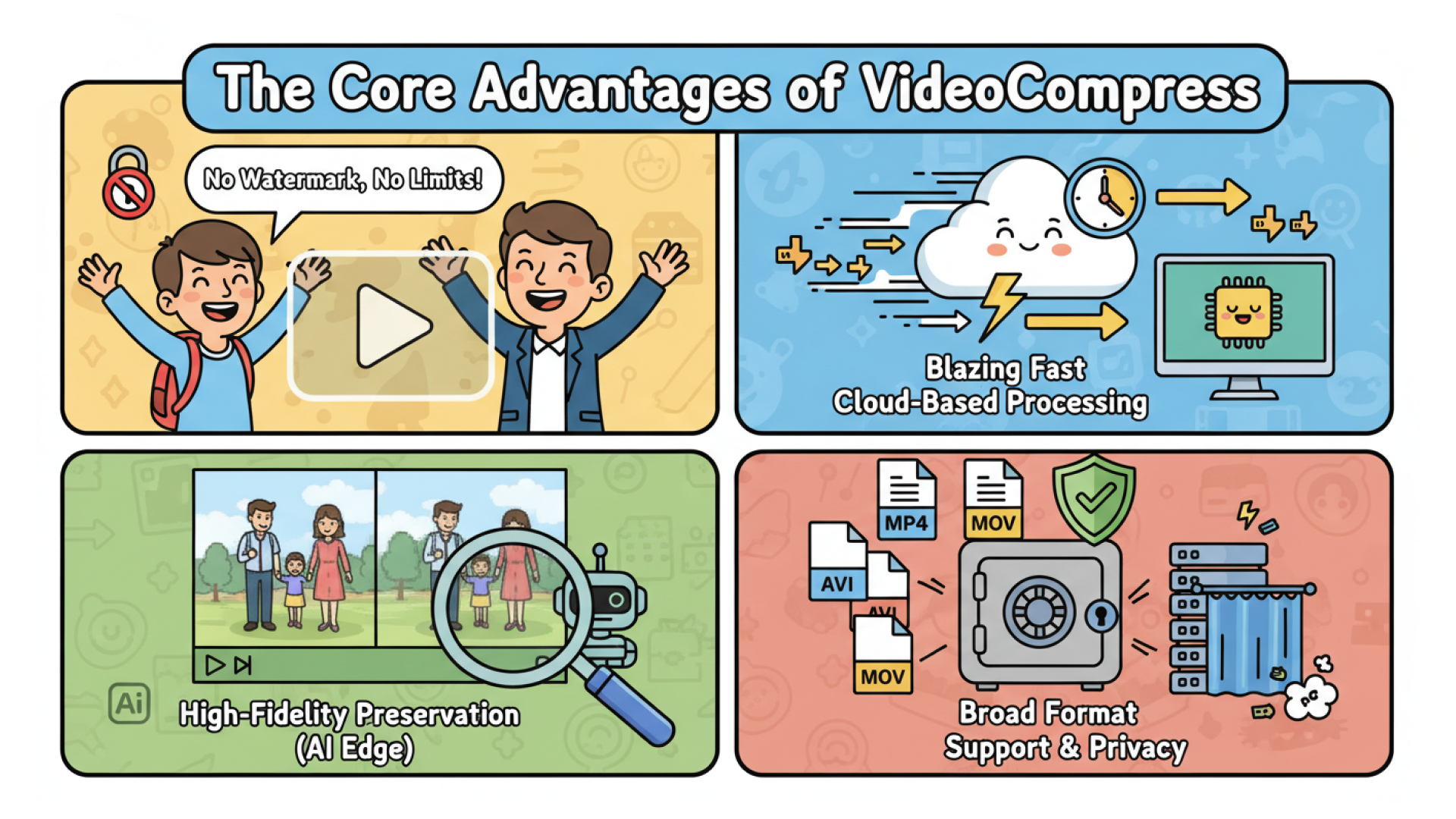 The Core Advantages of VideoCompress