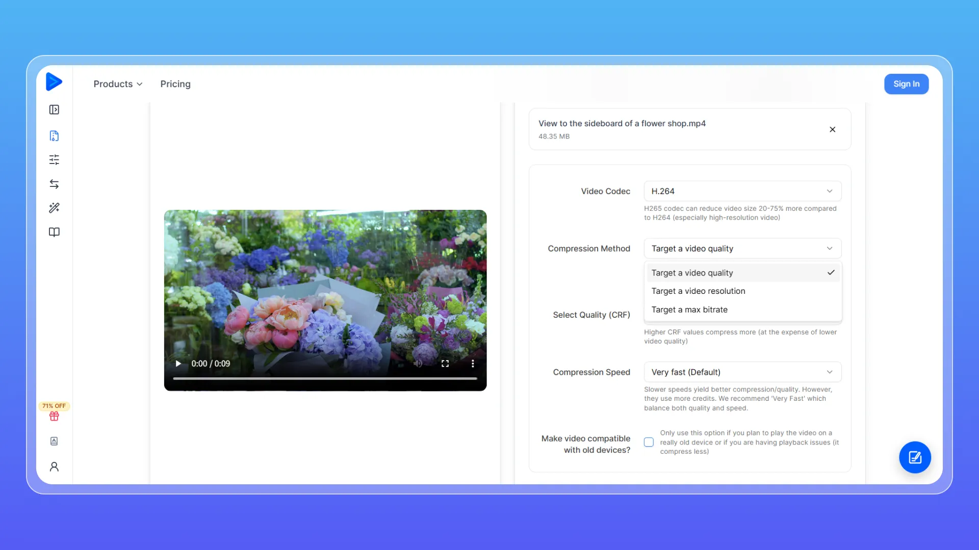 Choose the Right Compression Method