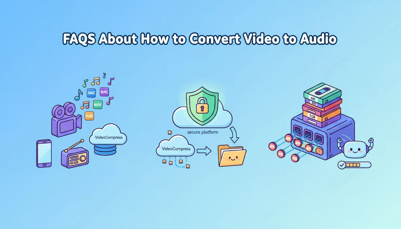 FAQs About How to Convert Video to Audio